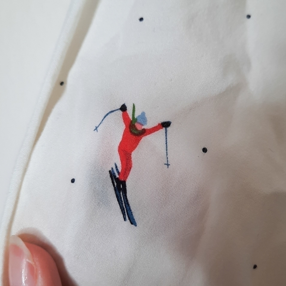 Anthropologie Maeve Conversationalist Ski Blouse 0 - Picture 9 of 9